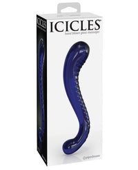 Icicles No. 70 Hand Blown Glass G-spot Dildo - Purple - THE FETISH ACADEMY 