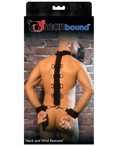 Manbound Neck & Wrist Restraint - THE FETISH ACADEMY 